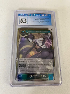 CGC 8.5 Near Mint Cheshire Cat, the Grinning Remnant  Force of Will | TAT-039 SR - Image 1 of 4