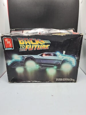 Vintage AMT ERTL Back to the Future Time Machine Model Kit # 6122 Open Box VGC  - Image 1 of 4