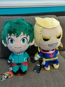 Neu mit Etikett riesig 15 Zoll Deku & All Might Plüschtier My Hero Academia Funimation/Runde 1 - Bild 1 von 3