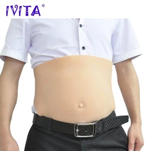 1500g Vientre de Silicona Artificial Travesti Falso Embarazada 2~4 Meses - Imagen 1 de 12