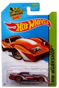 2014 Hot Wheels #237 HW Workshop '76 Greenwood Corvette Super Treasure Hunt - Foto 1 di 1