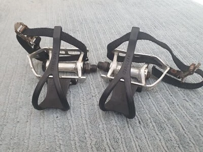 Mks Ar1 Quill Pedals With Christophe Toe Clips - Image 1 of 4