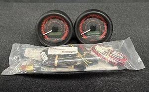 Dakota Digital MVX-8KR-K Plug-In Instrumentation Two-Gauge Kit Black Bezel 04-13 - Picture 1 of 16