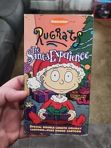 Rugrats - The Santa Experience (VHS, 1999) Works Nickelodeon Orange Tape - Picture 1 of 7