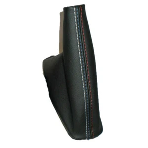 Für BMW E46 E30 E34 E36 PU-Leder Schwarz Handbremsgriff Handbremssack - Picture 1 of 6