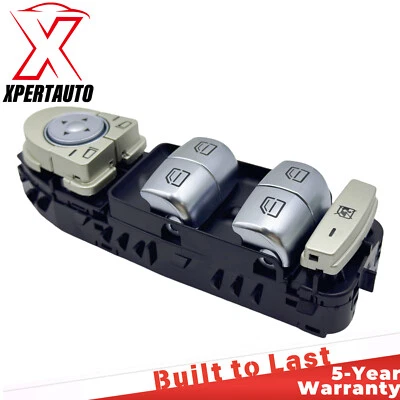 Black Power Window Switch For Mercedes-Benz E200 E250 E300 E350 E450  2139050000 - Image 1 of 4