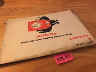 Honda Piezas List CB550F2 CB550 F2 CB 550 Catálogo Piezas Repuesto Edición 1 - Imagen 1 de 4