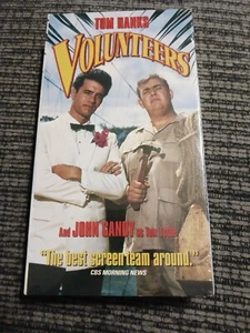 Volunteers (New Sealed VHS, 1991) Tom Hanks, John Candy, Rita Wilson, Watermark - Picture 1 of 3