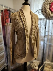 INC Junior Tan Sweater Size M - Picture 1 of 4