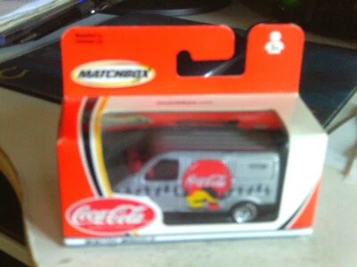 Matchbox Mattel Wheels 2002 Coca-Cola Silver Van 1/64 Scale #92353 (New in Box) - Image 1 of 4