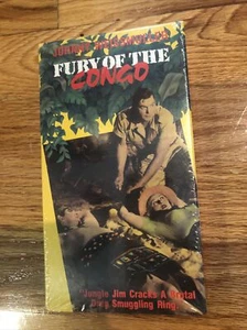 Fury of the Congo Johnny Weissmuller Jungle Jim Vtg VHS Tape New Sealed - Picture 1 of 1