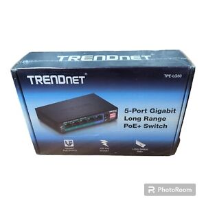 TRENDnet TPE-LG50 5-Port Gigabit Long Range PoE+ Switch