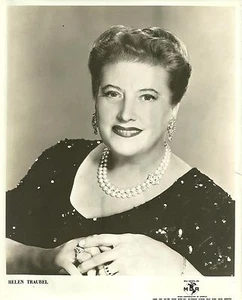 HELEN TRAUBEL US Soprano and Actress Original Vintage PORTRAIT 1950's - Imagen 1 de 1