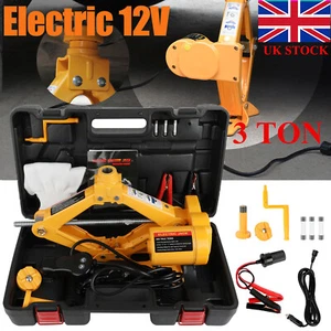 Electric Car Jack 3 Ton Electric Scissor Jack Car Repair Tool Kit for SUV Sedan - Picture 1 of 13