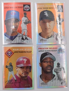 2003 Topps Prestige Chrome Refractor Baseball thc60 thc18 thc13 thc31 Jones Byrd - Picture 1 of 6