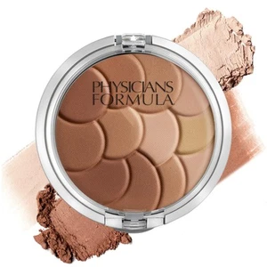 Magic Mosaic Multi-Colored Bronzer & Contour Powder, Light/Dark, Dermatologis... - Picture 1 of 2