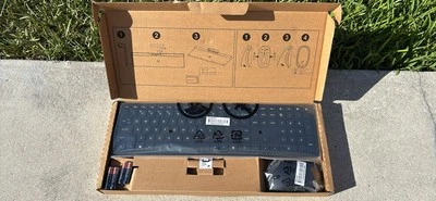 NEW Chicony Electronics Co Ltd. Keyboard, Mouse, Dongle Brand Nee Black Wireless - Image 1 of 4