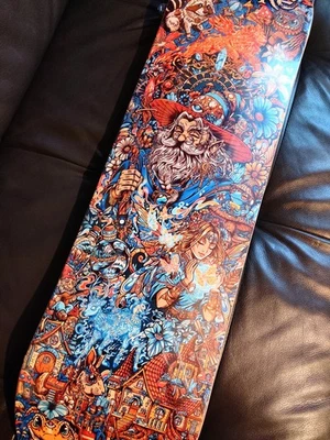 Stick Figure Stoney Wizard Skateboard Deck Not Santa Cruz Foto 1 de 4