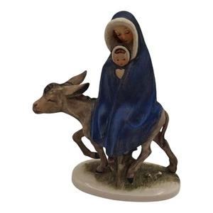 VTG MCM W.GOEBEL MARY & BABY JESUS ON DONKE Flight Into Egypt - Picture 1 of 13