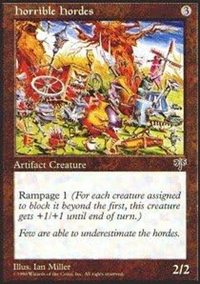 Magic the Gathering - Horrible Hordes - Mirage - Image 1 of 1