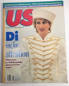 Vintage US Magazine Vol 3 #63 November 16, 1987 Princess Diana, No Label [547] - Picture 1 of 8
