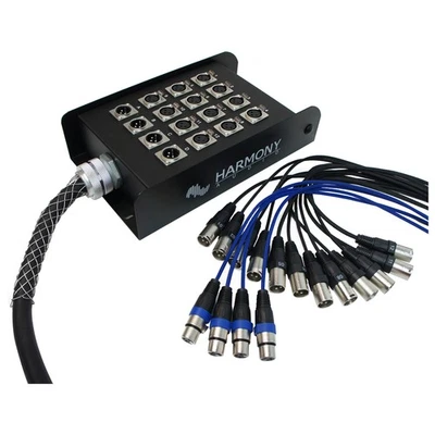 Harmony Audio HA-SB1650 XLR Snake Cable 16 Channel - 50 Feet (12 Send 4 Returns) - Image 1 of 4