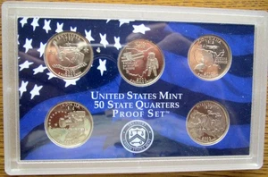2002 United States Cameo Proof Quarters - Original Mint Holder - Box - COA - Picture 1 of 4