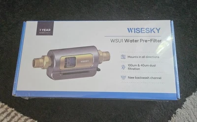 Filtro de sedimentos WiseSky WSU1 - Filtro de agua de sedimentos reutilizable para toda la casa, sin BPA Foto 1 de 4
