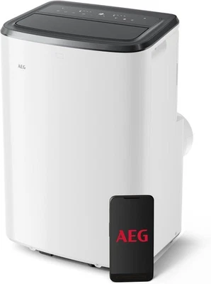 AEG AXP34U339HW Portable Air Conditioning Unit Heat Cooling 12000 BTU White - Image 1 of 4