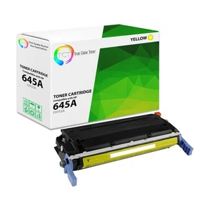 TCT Yellow C9732A 645A Laser Toner Cartridge For HP Color LaserJet 5500 series - Picture 1 of 6
