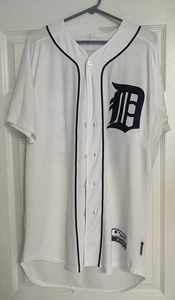 Authentic Detroit Tigers Prince Fielder Majestic Jersey Embroidered Size 44 - Picture 1 of 2