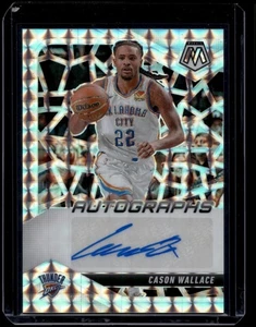 2024-25 Mosaic Basketball Cason Wallace #AM-WAL Auto - Picture 1 of 2