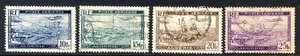 ALGERIA 1946 Air Mail Higher Values Part Set SG 255 to SG 258 VFU - Picture 1 of 2