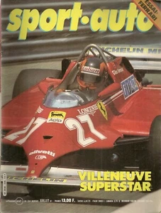 SPORT AUTO 234 1981 24H DU MANS INDY 500 GP MONACO GP ESPAGNE FERRARI MONDIAL 8 - Imagen 1 de 2