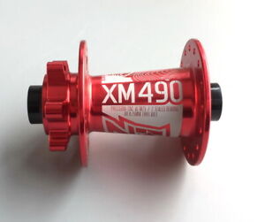 KOOZER Front Hub 32H MTB AM Bike disc brake Hubs 100*9/100*15 Thru Axle QR Red