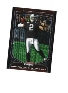 Bowman Chrome Xfractors #22 2009 JaMarcus Russell/250 Oakland Raiders - Imagen 1 de 2
