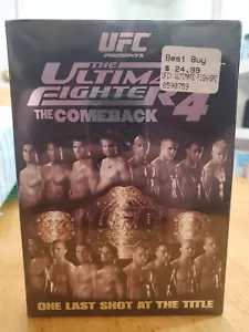 New Sealed UFC The Ultimate Fighter - Season 4 DVD Set The Comeback - Foto 1 di 8