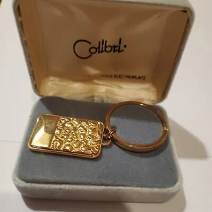Colibri key chain holder. Gold Tone. 18 KT. Gold Electroplate. - Picture 1 of 4