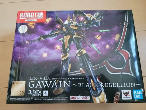 ROBOT SPIRITS SIDE KMF Code Geass Gawain BLACK REBELLION Figure IFX-V3D1 BANDAI Cover