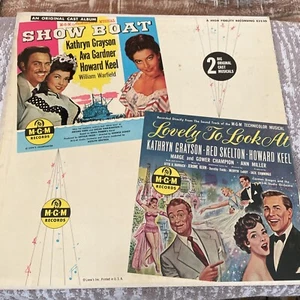 SHOW BOAT/ LOVELY TO LOOK AT -2 ORIGINAL CAST MUSICALS M-G-M E3230 VINYL LP... - Picture 1 of 4