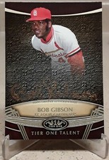 2019 Topps Tier One BOB GIBSON Bronze Ink Auto /25