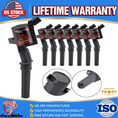 High Performance Ignition Coil 8Pack For 2000-2004 Ford F150 Expedition 4.6/5.4L - Image 1 of 4