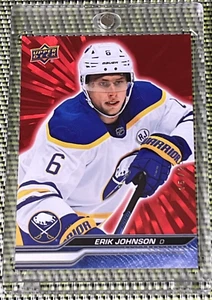 2023-2024 Upper Deck Extended Erik Johnson #516 Red Outburst Parallel ONLY /25 - Picture 1 of 6