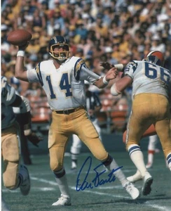 DAN FOUTS SIGNED AUTOGRAPHED 8X10 PHOTO SAN DIEGO CHARGERS HALL OF FAME #2 - Picture 1 of 1