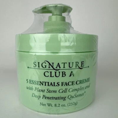 SEALED DEAL *HUGE* Signature Club A 5 Essentials Face Creme DOUBLE SIZE 8.2 - Image 1 of 4