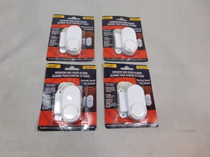 BATTERY OPERATED DOOR or WINDOW ALARM Lot 4 New Sealed - Picture 1 of 2