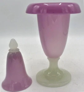 STEUBEN COVERED URN Cowan Galleries Chicago 1920 Frederick Carder Era 12“H - Picture 1 of 3
