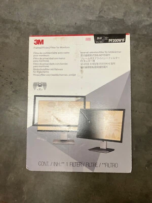 3M Framed Privacy Filter 20" Widescreen Monitor (16:10 - 17.7" x 11") (PF200W1F) - Image 1 of 3