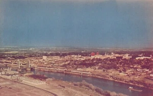 Air View - Sacramento, California - unposted RPPC - Bild 1 von 3