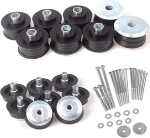 Body Mount Bushing Kit Compatible with Ford F250 F350 2008-2016 Super Duty 2WD 4 - Picture 1 of 5